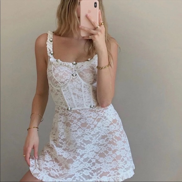 For Love & Lemons Violeta Lace Corset - Picture 5 of 9